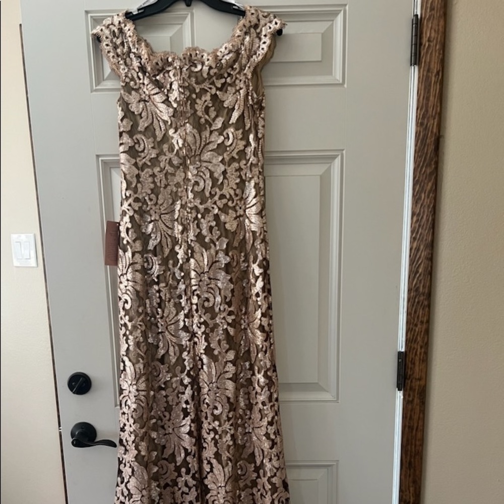 Brand new Tadashi Shoji dress never worn purchased from Anthropologie!